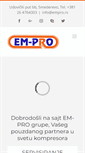 Mobile Screenshot of empro.rs